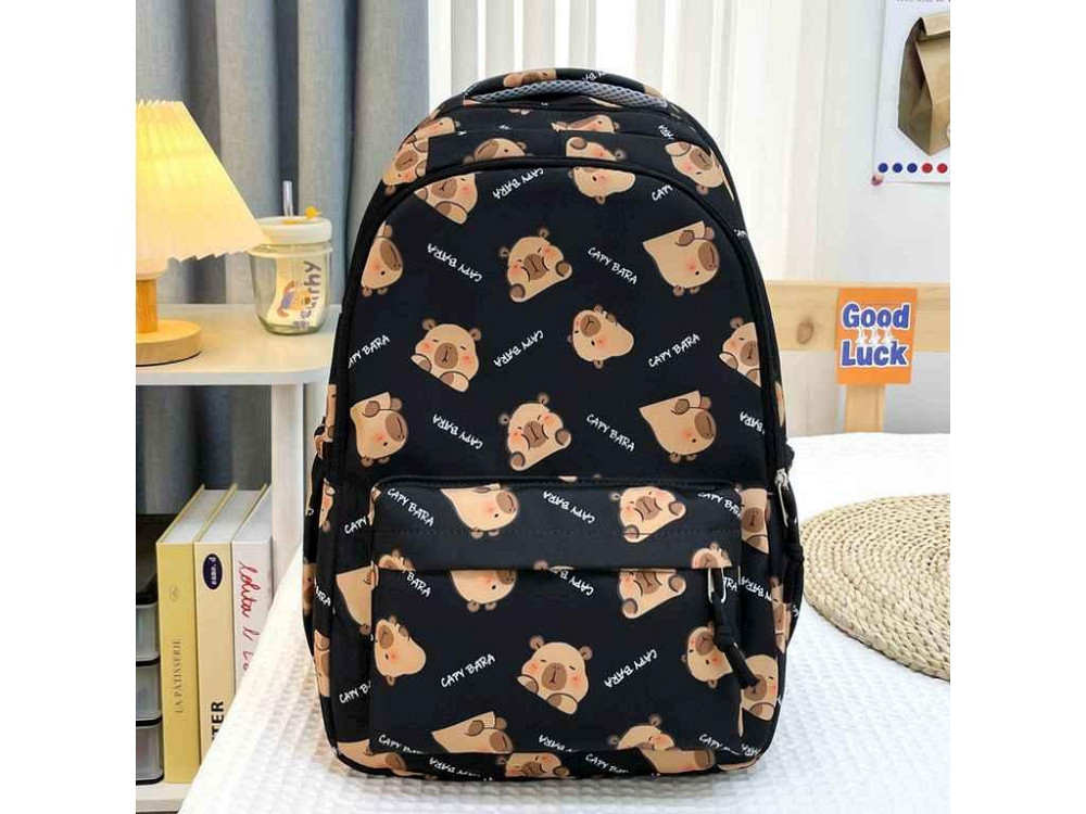 Рюкзак Capybara черный 43*30*14см 658-5 ТМ КИТАЙ Киев - изображение 1