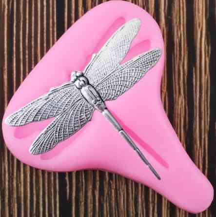 Молд силиконовый Стрекоза 87 на 65 мм розовый Киев