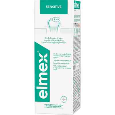 Ополаскиватель для полости рта Elmex Sensitive Plus 400 мл (7610108065370) Винница