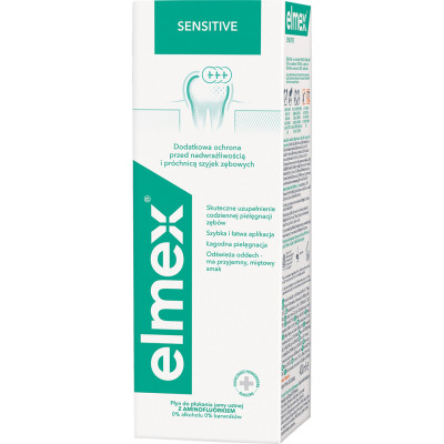 Ополаскиватель для полости рта Elmex Sensitive Plus 400 мл (7610108065370) Винница - изображение 5