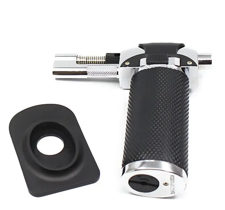 Запальничка газова, турбогорілка 9960, чорна Вінниця - фото 5