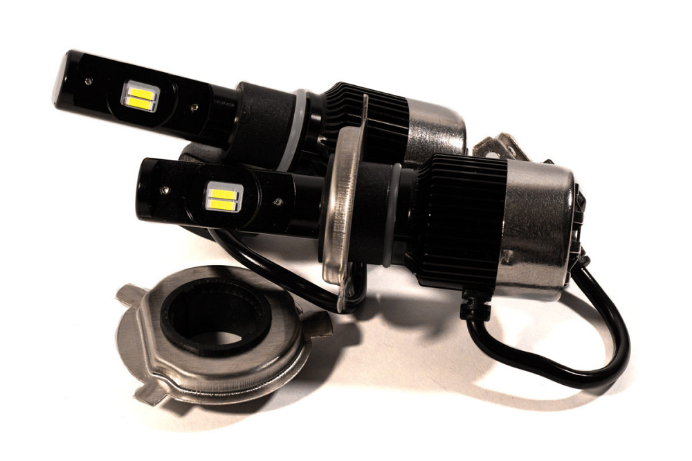 Комплект LED ламп HeadLight FocusV H4 (P43t) 40W 12V з активним охолодженням Харків - фото 1