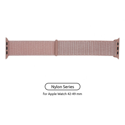 Ремешок для смарт-часов Armorstandart Nylon Band для Apple Watch 49/46/45/44/42 (Series 1-3) Pink Sand (ARM56052) Винница - изображение 1