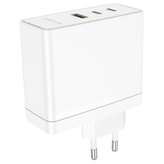 Сетевое зарядное устройство Borofone BN11 Imperial PD 100W (2Type-C/1USB) Белый Винница