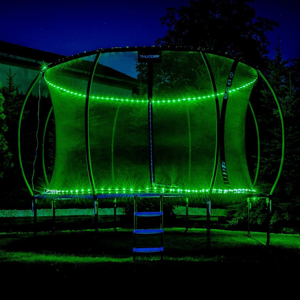 Батут THUNDER INSIDE ULTRA з внутрішньою сіткою 6 футів 185 см чорно-рожевий Київ - фото 4