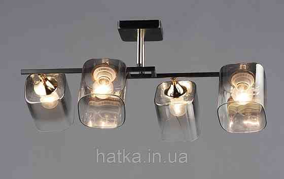 Люстра Стельова VALESO B N6647/4 Чорний + Золото Київ