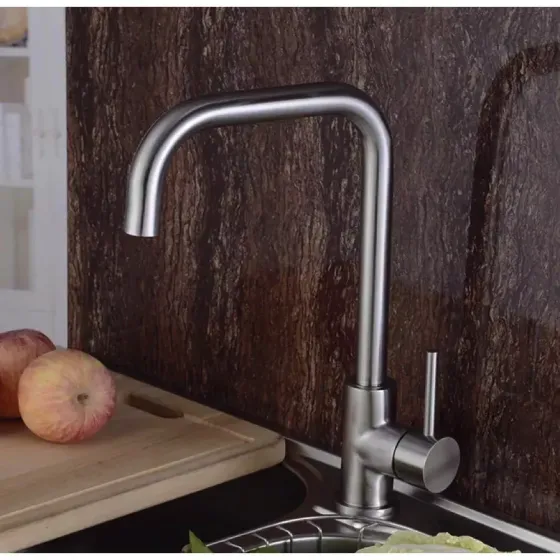 Смеситель для кухни WEZER EKO4B-01 сатин Киев