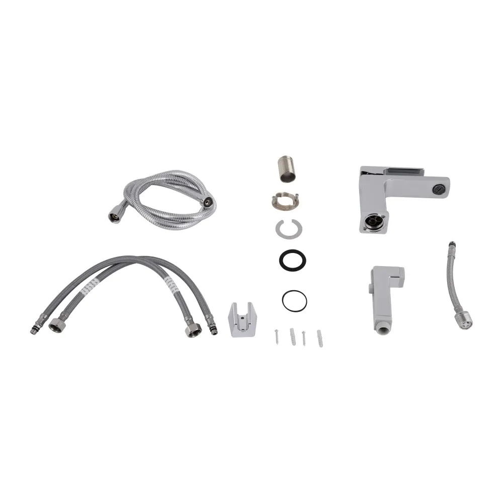 Смеситель для раковины Qtap Gemini с гигиеническим душем QTGEM272CRM45689 Chrome Киев - изображение 7