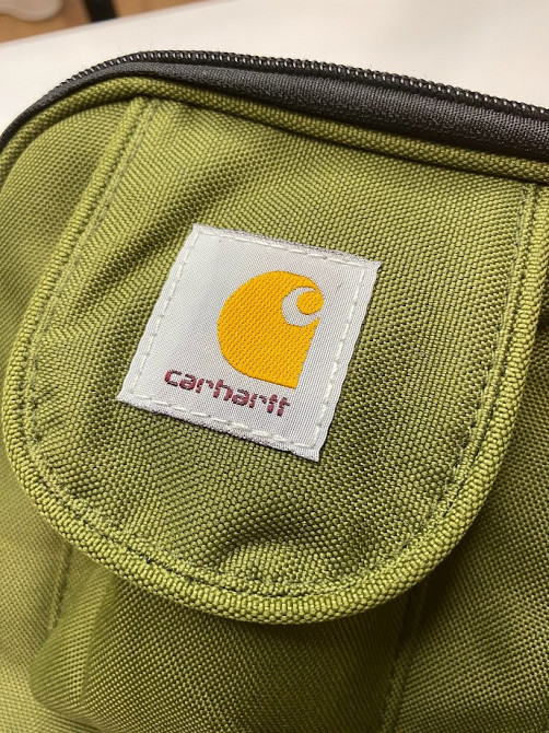 Сумка через плече Carhartt Кархарт 17х17х7 ver.2 зелений Запоріжжя - фото 5