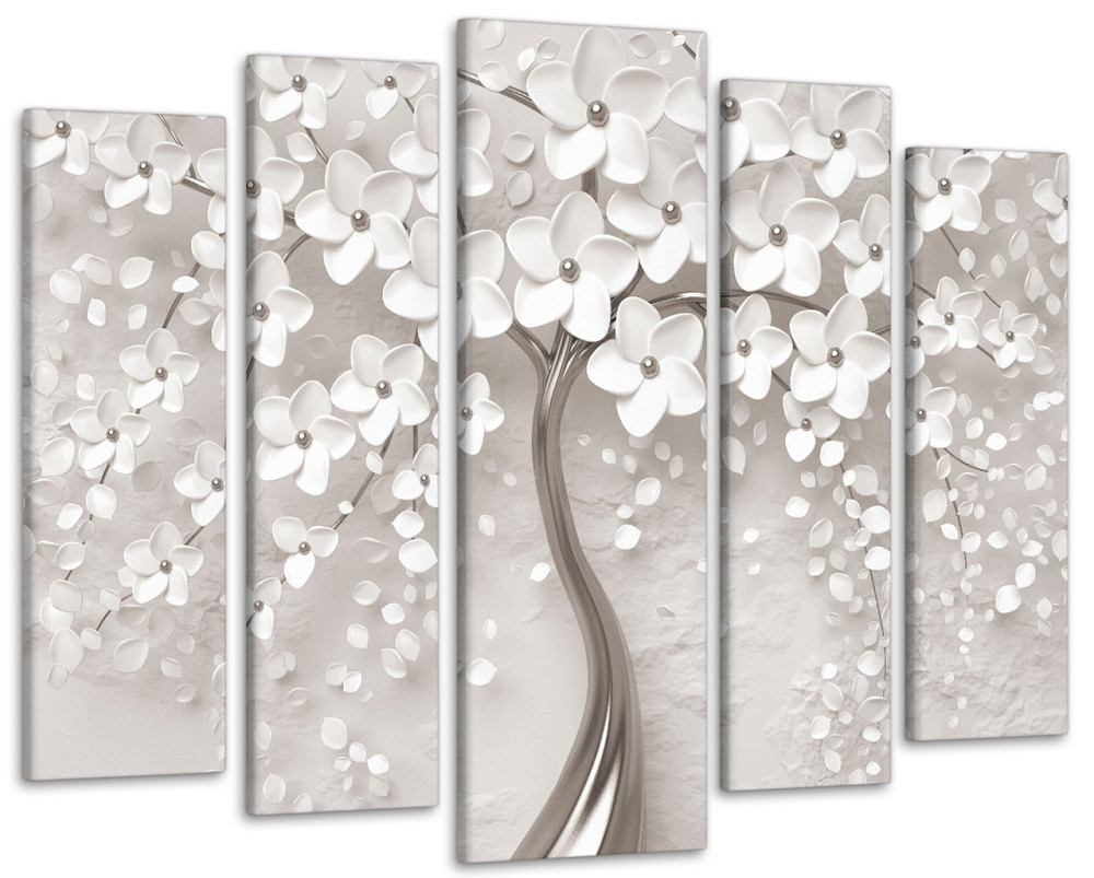 Модульная картина в гостиную / спальню Абстракция Дерево Art-457_5 ( 80х118см ) 110x160 см Киев - изображение 1