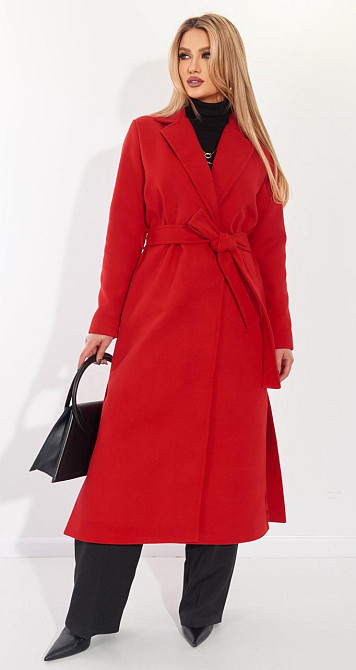 Кашемірове пальто з розрізами (48) Київ - фото 1