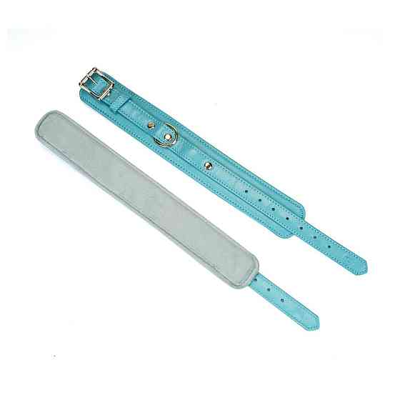 Наручники Liebe Seele Blue Lamb leather Wrist Cuffs with Velvet Lining Sex Aura Киев