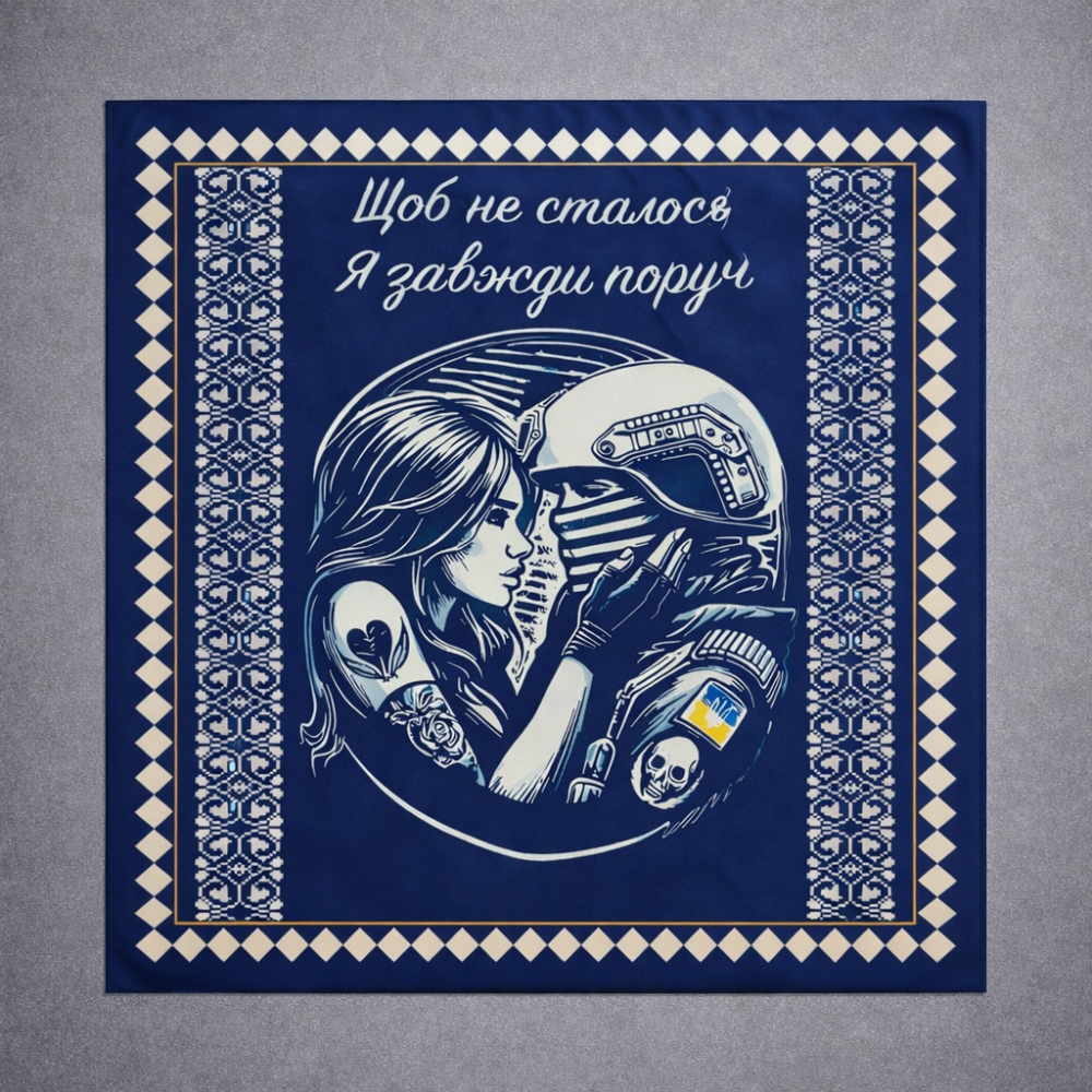 Хустинка "Щоб не сталось я завжди поруч" Запоріжжя - фото 2