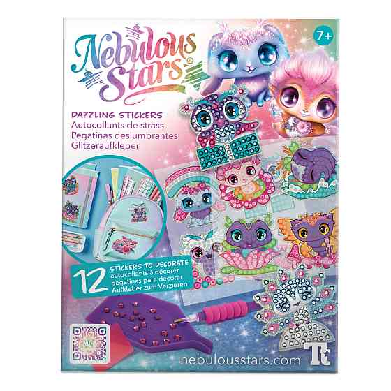 Набір для створення стикерів з алмазною мозаїкою – Космічні улюбленці Дніпро