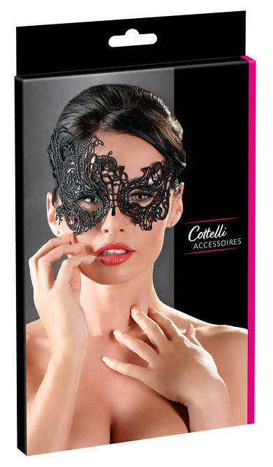 Маска на очі - 2480301 Cottelli Collection Mask Black Sex Aura Київ - фото 1