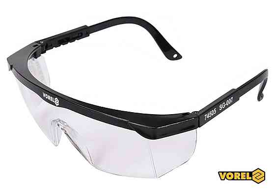 Окуляри захисні VOREL відкриті, прозорі [12/240] Одеса