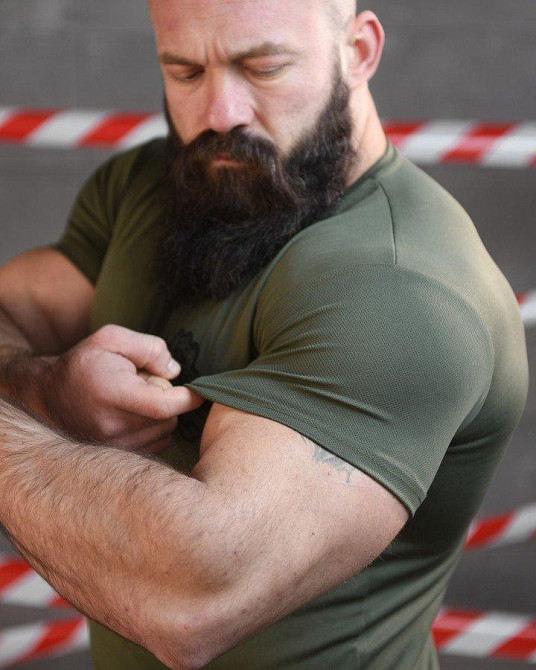 Тактична потовідвідна футболка SABUR ТРОН ОЛИВА ВТ6792 Одеса - фото 5