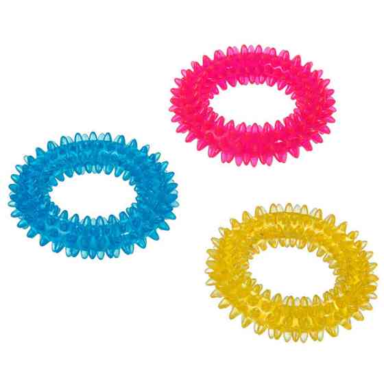 Flamingo Good4Fun Spike Ring ФЛАМИНГО ГУД ФО ФАН КОЛЬЦО С ШИПАМИ игрушка для собак, TPR-резина Киев
