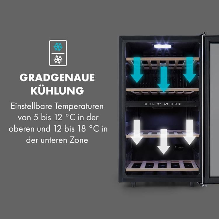 Винний холодильник Vinamour 45D Klarstein Німеччина Рівне - фото 6