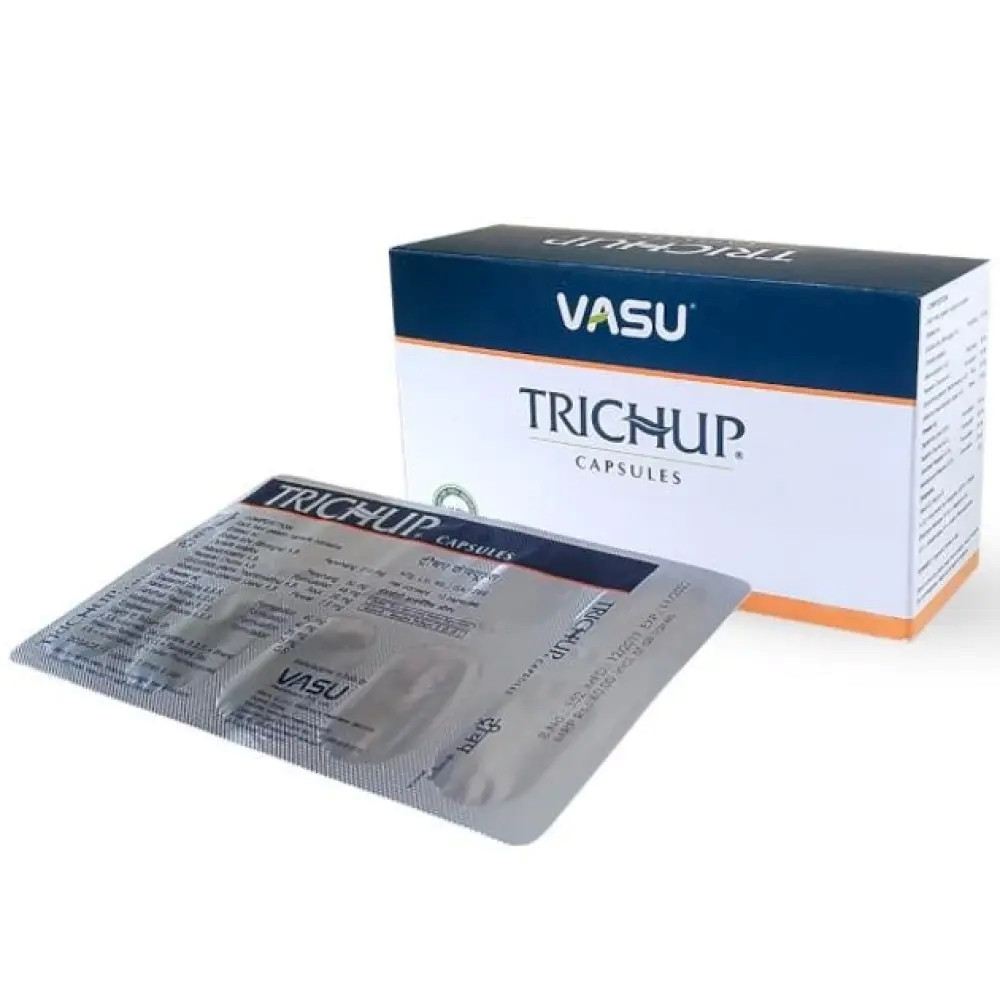 Трав'яні капсули для зростання та відновлення волосся VASU Healthcare Trichup 10 caps Луцьк - фото 1