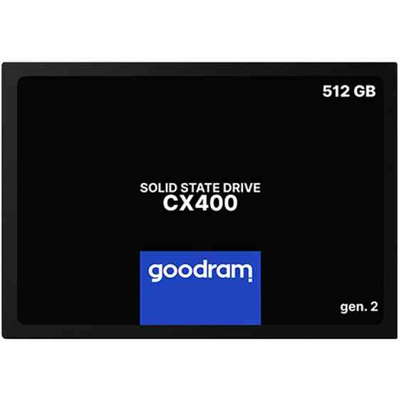 Накопичувач SSD 512GB GOODRAM CX400 Gen.2 2.5" SATAIII 3D TLC (SSDPR-CX400-512-G2) 2.5" Харків