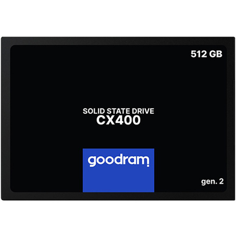Накопичувач SSD 512GB GOODRAM CX400 Gen.2 2.5" SATAIII 3D TLC (SSDPR-CX400-512-G2) 2.5" Харків - фото 1