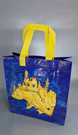 Сумка полипропиленовая с цветным рисунком  (30*38) №8 Украина (1 шт) Харьков