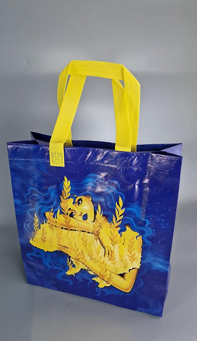 Сумка полипропиленовая с цветным рисунком  (30*38) №8 Украина (1 шт) Харьков - изображение 2