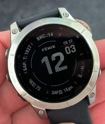 Топовый! Смарт -Часы Garmin Fenix 7 Silver 47mm Киев - изображение 6
