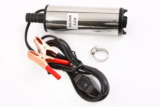 Насос для перекачки топлива 12В d18мм D51мм Silver 30 л/мин Винница
