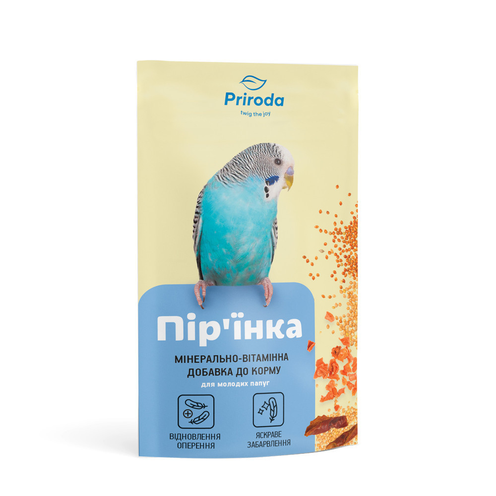 Витамины Природа «Перишко» для попугаев, 20 г Винница - изображение 1