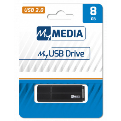 USB флеш накопичувач Verbatim 8GB MyMedia Black USB 2.0 (69260) Вінниця - фото 4