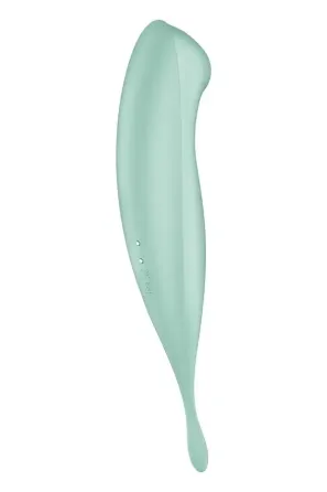 Смарт-вибратор для клитора с вакуумной стимуляцией Satisfyer Twirling Pro+ Mint Львов