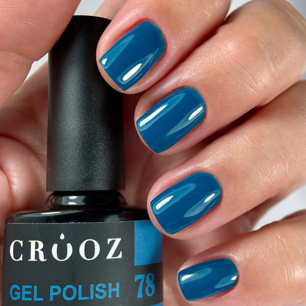 Гель-лак Crooz 78 (глибокий петроль) 8мл Херсон - изображение 1
