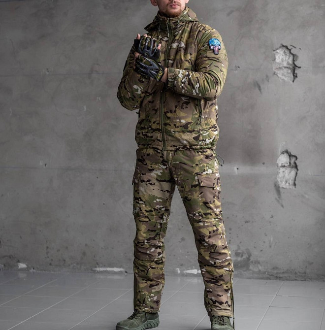 Тактичний зимовий костюм Level 7 ECWCS К7 (куртка та штани) Мультикам L Вінниця - фото 2
