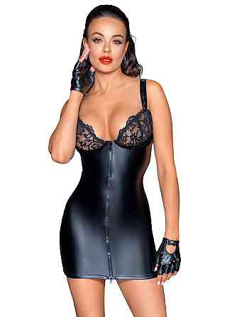 Платье с мокрым эффектом Noir Handmade F254 Powerwetlook mini-dress, S Sex Aura Киев