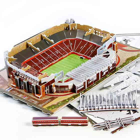 Стадіон Манчестер Юнайтед. Величезні 3D пазли "Old Trafford" Тривимірний конструктор-головоломка. Кам'янець-Подільський
