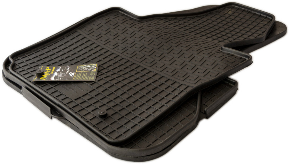 Килимки салону гумові VW CADDY(3) 04-,(BIG BOARD)ПЕРЕД, к-т(2шт) Київ - фото 1