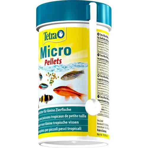 Корм Tetra Micro Pellets для мелких аквариумных рыбок гранулы 100мл Киев