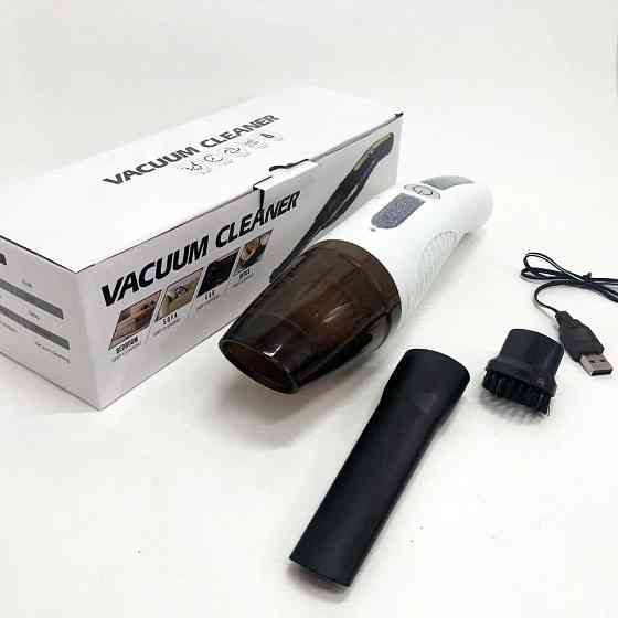 Бездротовий автомобільний пилосос на акумуляторі портативний компактний для авто Car Vacuum Київ