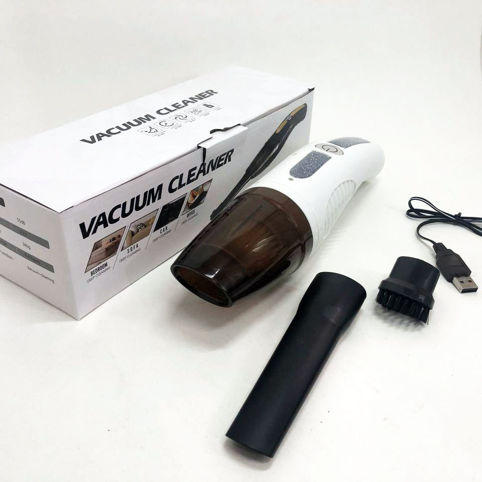 Бездротовий автомобільний пилосос на акумуляторі портативний компактний для авто Car Vacuum Київ - фото 4