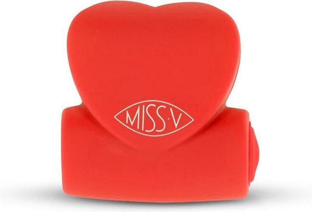 Miss V Sweetheart Finger Vibrator - водонепроникний стимулятор клітора - червоний Дніпро - фото 3