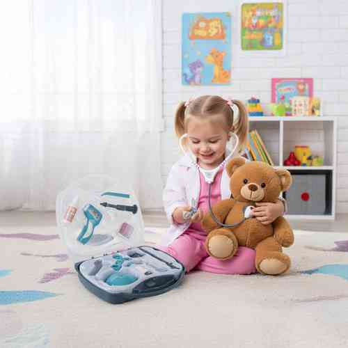 Детский набор маленький доктор 13 элементов с чемоданом Iso Trade (26511) Нововолынск