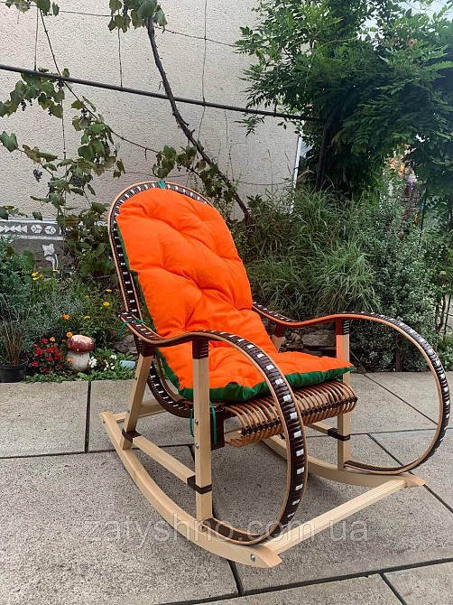 Кресло-качалка для дома с подушкою Киев - изображение 4