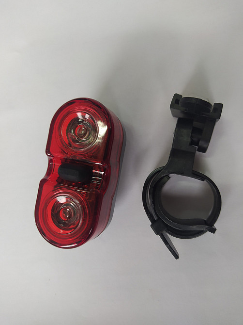 Стоп-сигнал (у зборі) велосипедний (універсальний) (1+1 WHITE LED) (mod:JY-528-1) KL Мукачево - фото 1