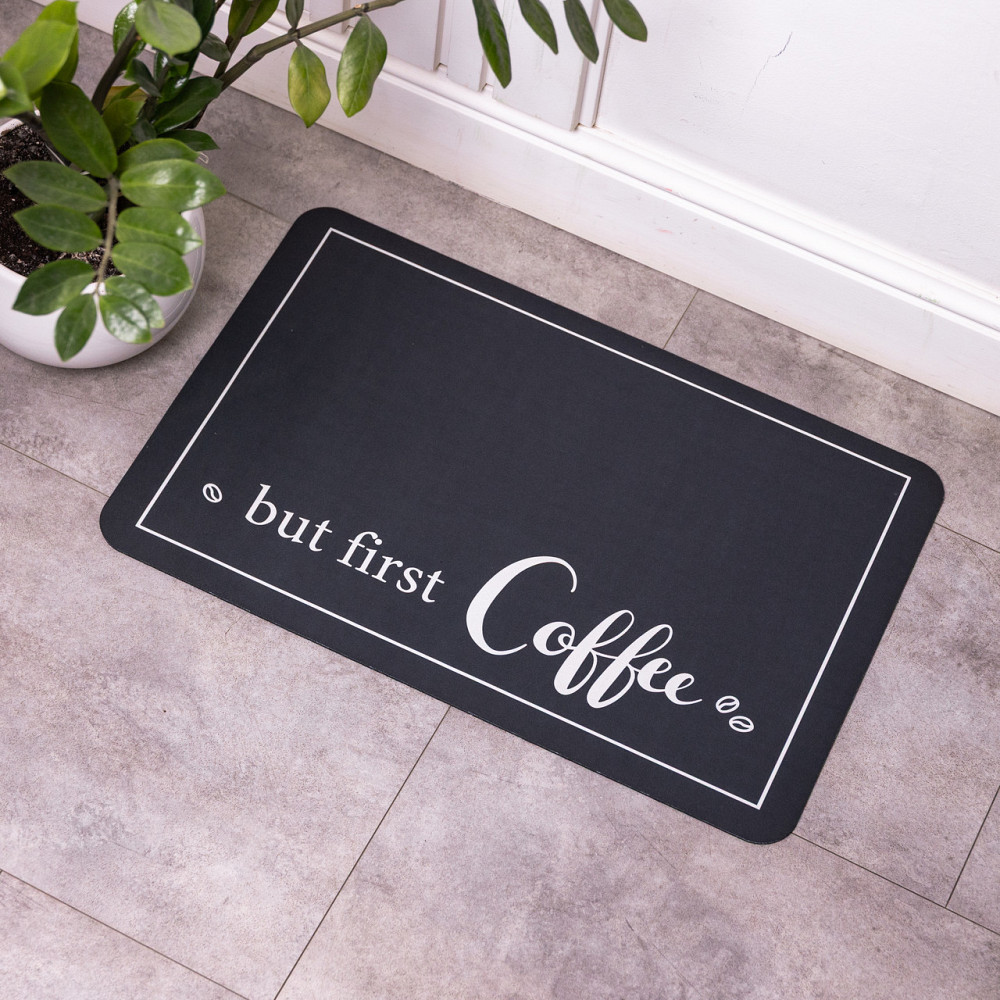 Jiamat Килимок для кухні But first Coffee 38*58 см діатомітовий HP-42-43 Коломия - фото 4