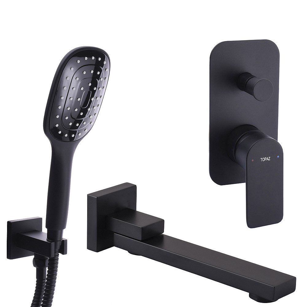 Змішувач для ванни вбудований TOPAZ SARDINIA TSG 08202-200N-BL Тернополь - изображение 1