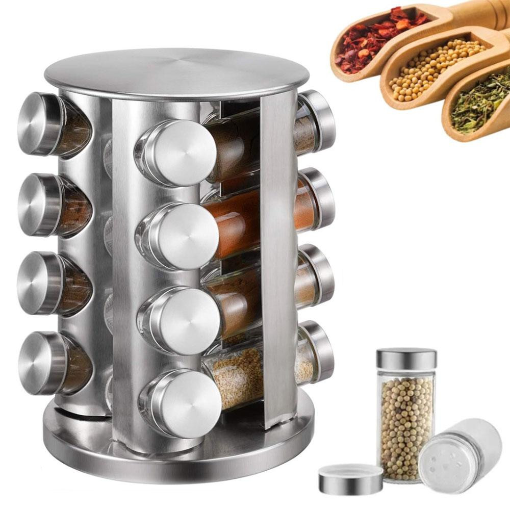 Набір для спецій на підставці 16 відсіків Spice carousel R66-16 SBR Київ - фото 1