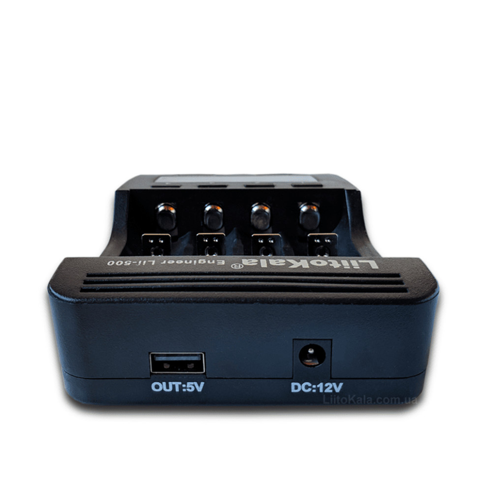 Зарядний пристрій Liitokala Lii-500, 4 канала, Ni-Mh/Li-ion, 220V/12V, Powerbank, Test, LCD, Box Киев - изображение 4