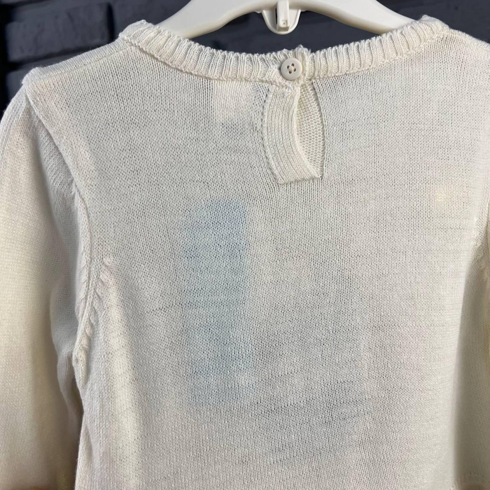 Дитяча Вязана Кофта для Дівчинки LC Waikiki Біла 9-12міс (74-80см) пакунок малюка Киев - изображение 2